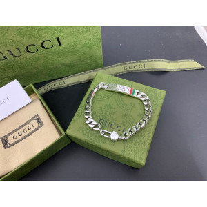 구찌 체인 팔찌 실버