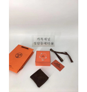 에르메스 돼지코 팔찌 (컬러 로즈골드, 화이트골드) (V-gold소재)