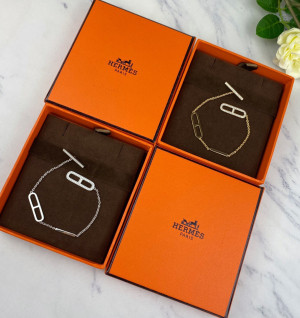 에르메스 돼지코 팔찌 (컬러 옐로우골드, 화이트골드) (V-gold소재)