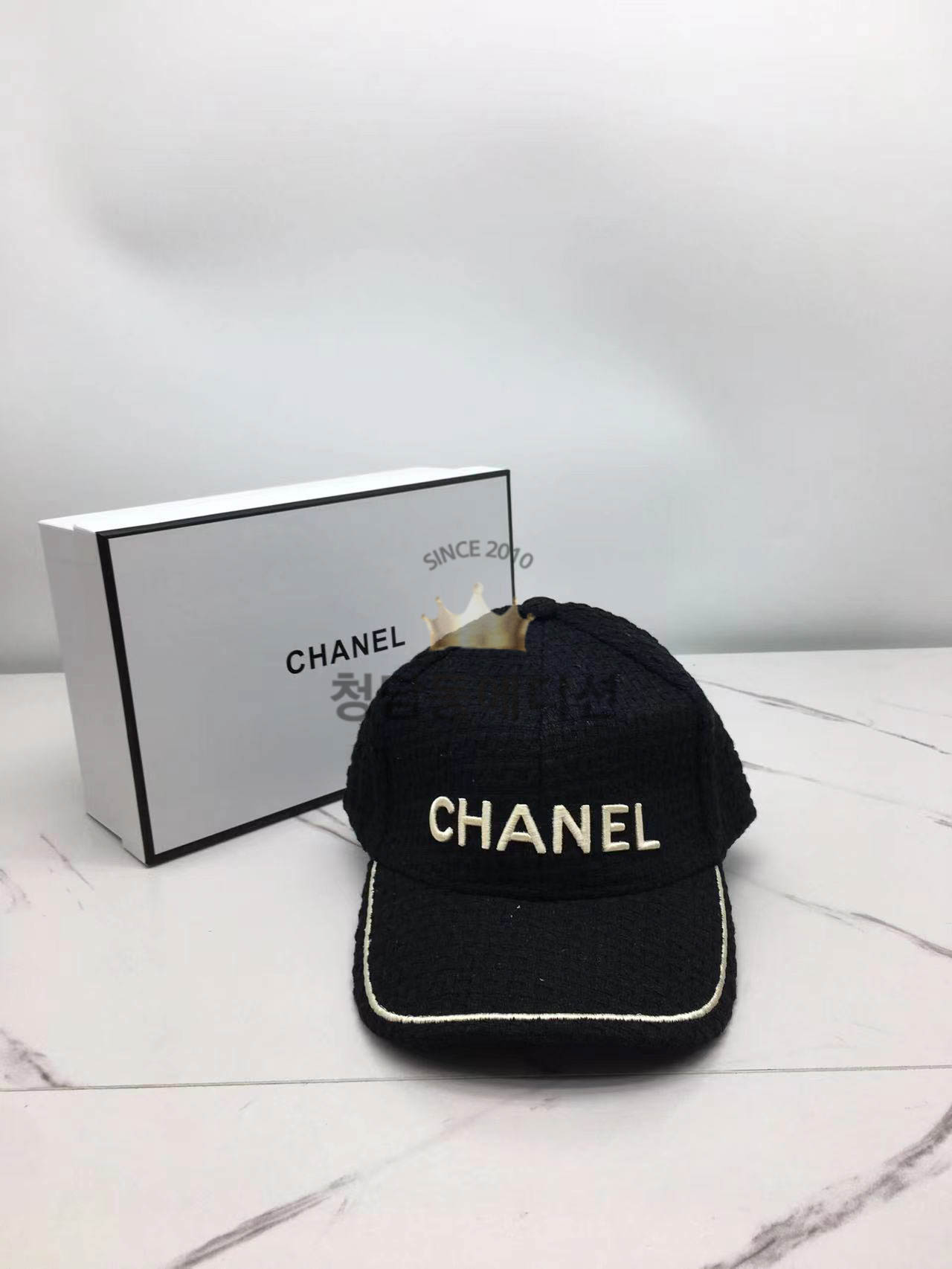 샤넬 볼캡 (컬러 화이트, 블랙)