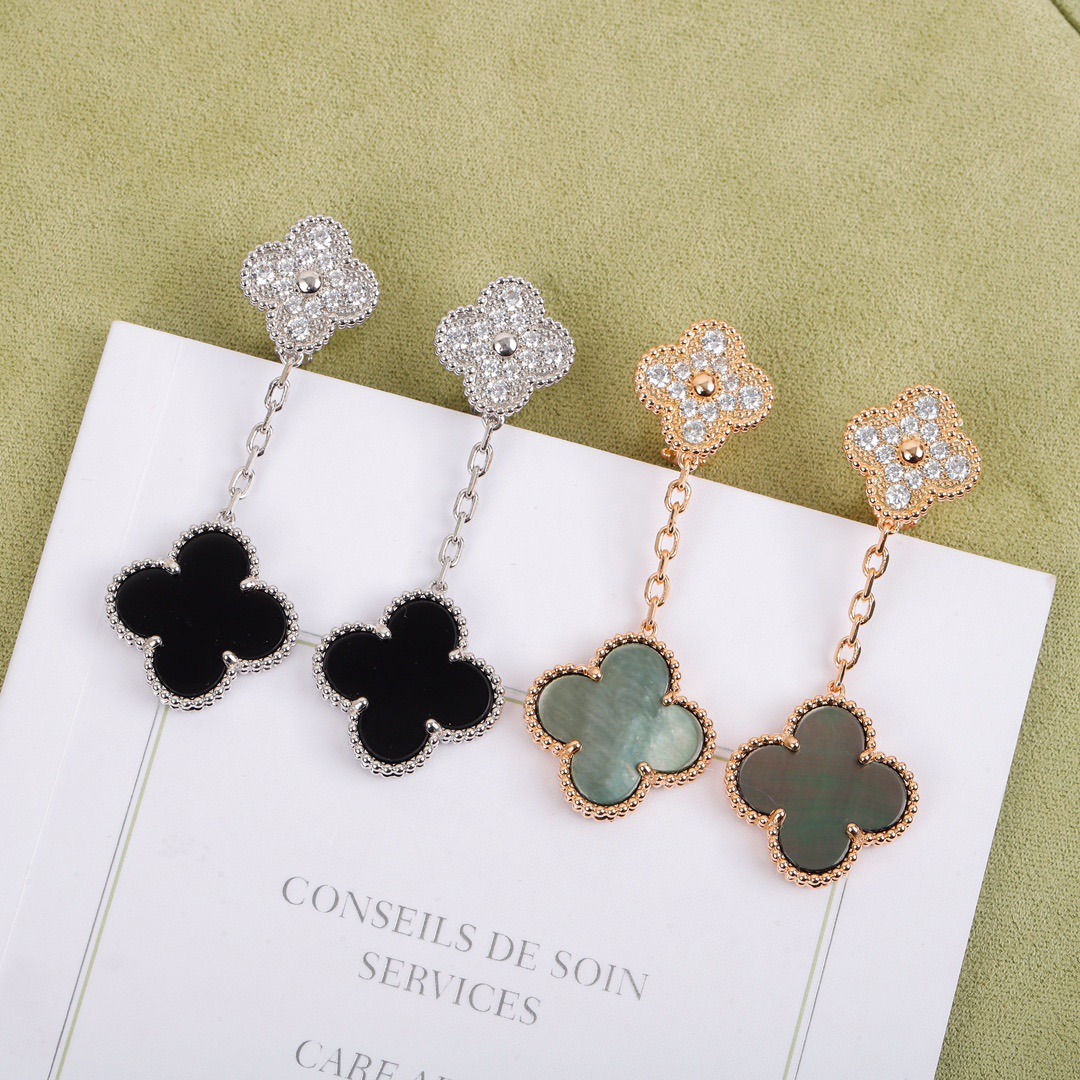 반클리프 vancleef 귀걸이 (그린/블랙 2COLOR)