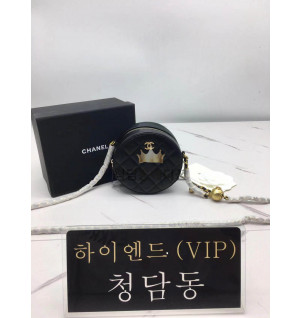 샤넬 클래식 골드볼 동그리백 체인조절 WOC 크로스백 내장칩 AP1449 (하이엔드급)
