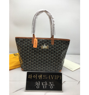 고야드 아르투아 지퍼달린 쇼퍼백 PM / MM (컬러 브라운)