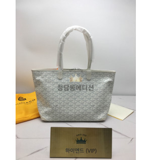 고야드 아르투아 지퍼달린 쇼퍼백 PM / MM (컬러 화이트)