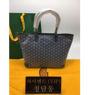 고야드 아르투아 지퍼달린 쇼퍼백 PM / MM (컬러 그레이)