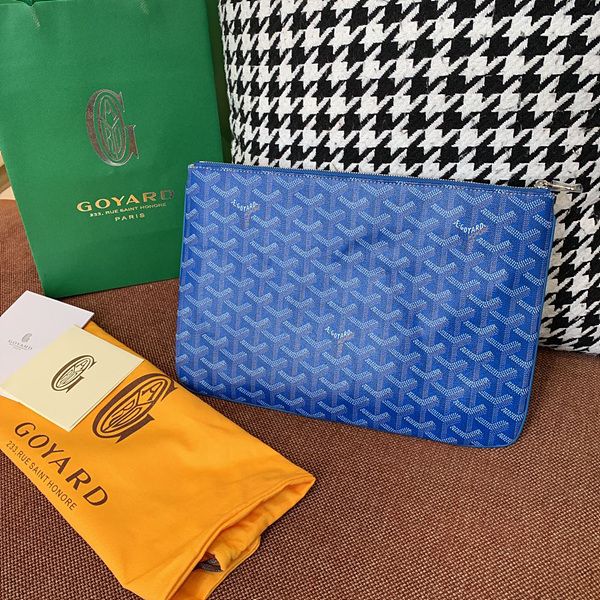 고야드 세나 클러치 MM /GM (컬러 블루)