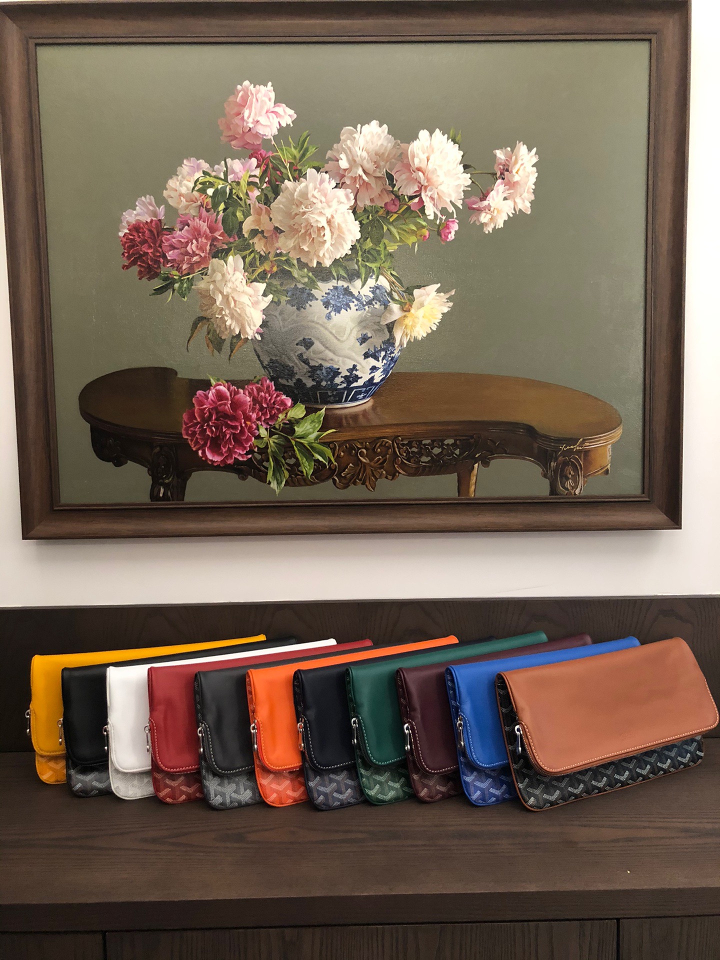 고야드 생마리 플랩 클러치백