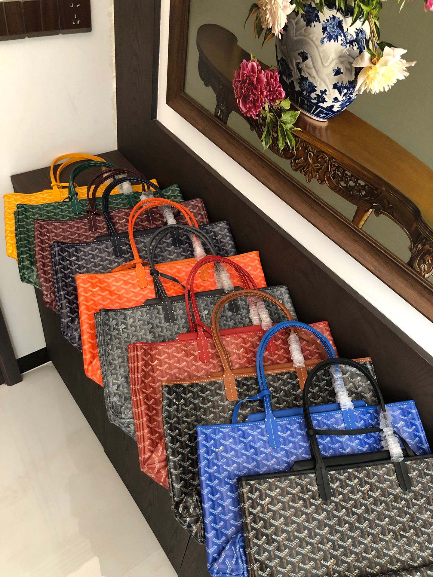 고야드 이사벨 클래식 스페셜 컬러 토트백 PM