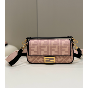 펜디 패브릭 바게트 백