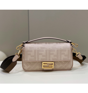 펜디 패브릭 바게트 백