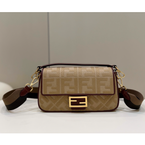 펜디 패브릭 바게트 백 