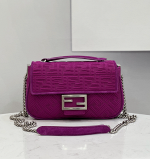 펜디 패브릭 바게트 체인백