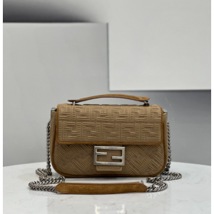 펜디 패브릭 바게트 체인백 