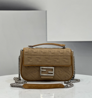 펜디 패브릭 바게트 체인백 