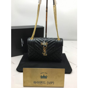 생로랑 엔벨로프 숄더백 미디움 487206 (하이엔드급)