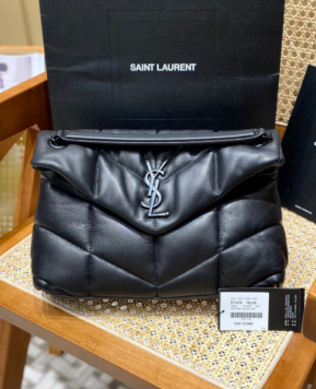 생로랑 루루 푸퍼백 스몰 (로고컬러 블랙) (하이엔드급)