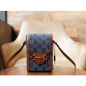 구찌 1955 홀스빗 데님 GG 자카드 미니백 625615 