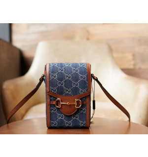 구찌 1955 홀스빗 데님 GG 자카드 미니백 625615 