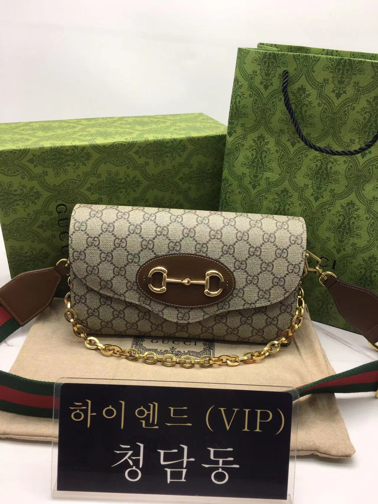 구찌 1955 홀스빗 스몰 핸드백 677286