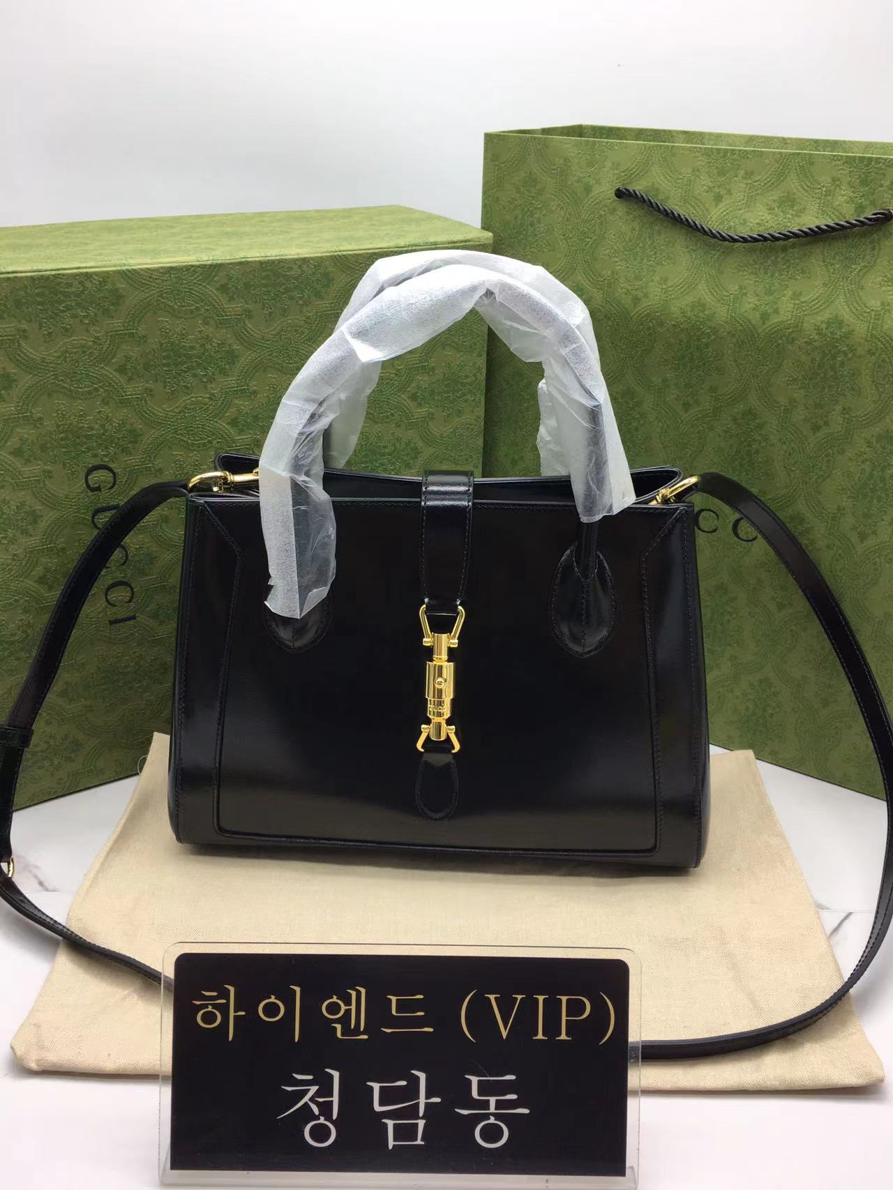 구찌 1961 재키 미디움 토트백 649016