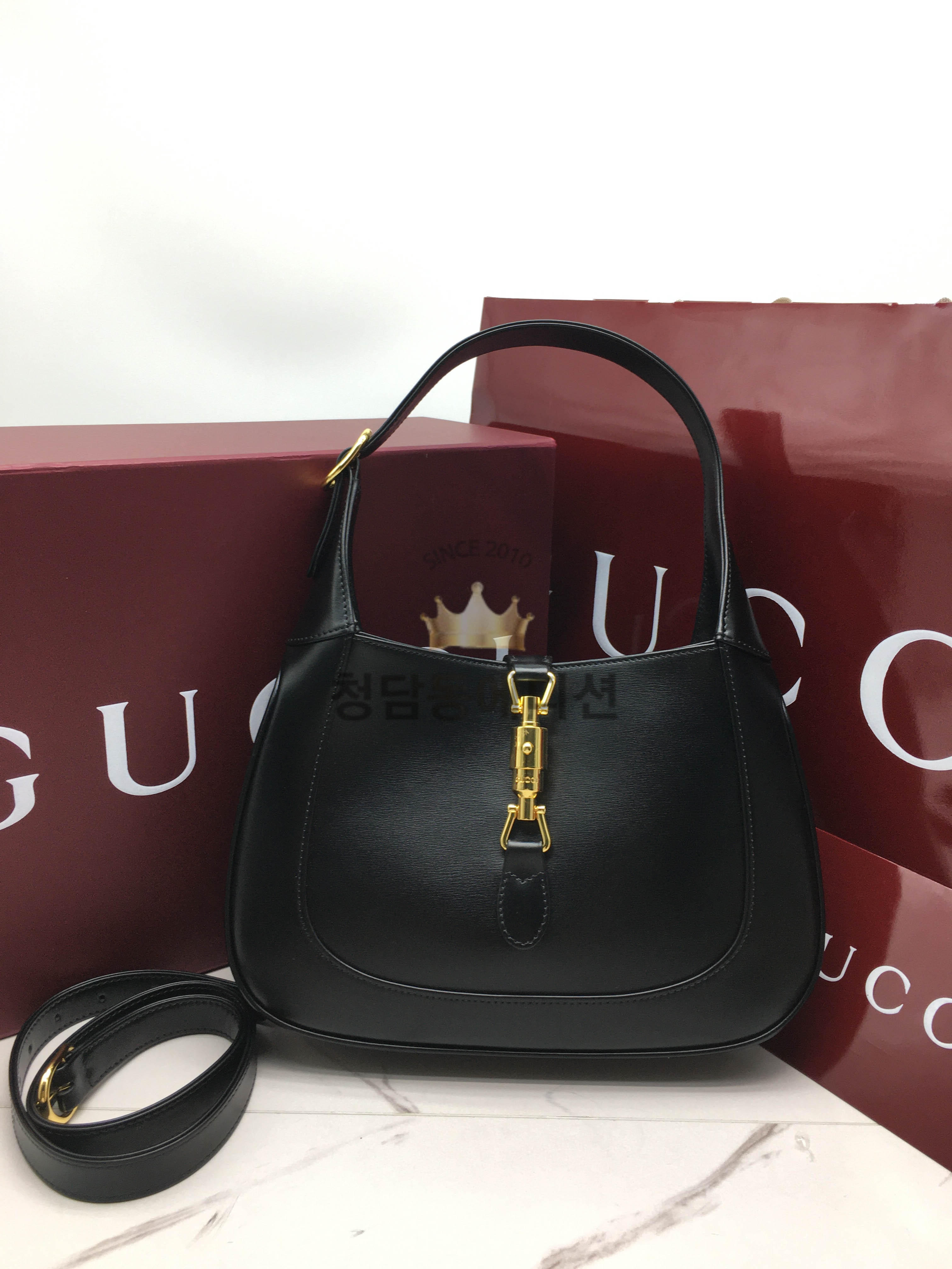 구찌 1961 재키 스몰 호보백 636709 / 27.5CM