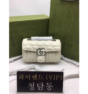 구찌 마몬트 마틀라세 미니 숄더백 446744 / 22CM