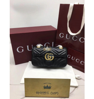 구찌 마몬트 마틀라세 미니 숄더백 446744 / 22CM