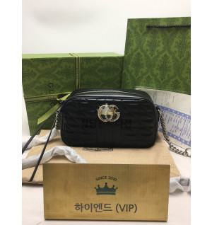 구찌 마몬트 마틀라세 숄더백 스몰 447632 / 24CM