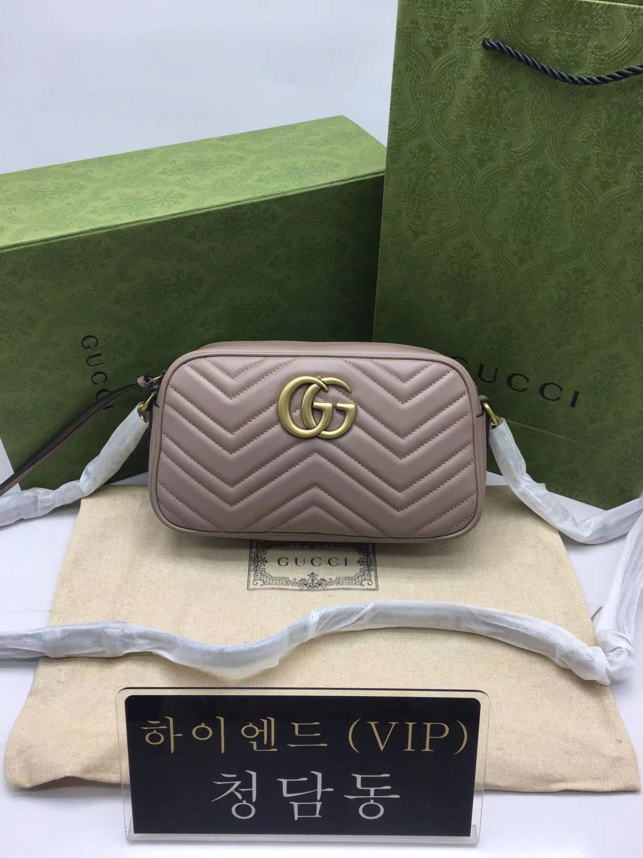 구찌 마몬트 마틀라세 숄더백 스몰 447632 / 24CM