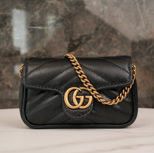 구찌 마몬트 마틀라세 체인월릿 575161 미니백 