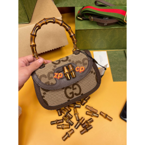 구찌 뱀부 미니 탑핸들백 686864 