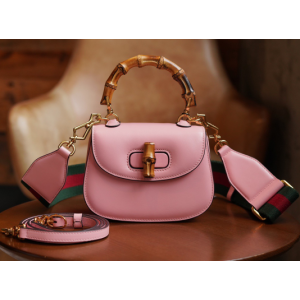 구찌 뱀부 미니 탑핸들백 686864