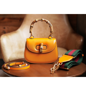 구찌 뱀부 미니 탑핸들백 686864