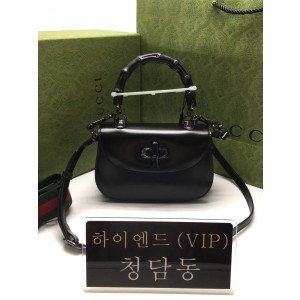 구찌 뱀부 스몰 탑핸들백 675797