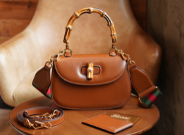 구찌 뱀부 스몰 탑핸들백 675797