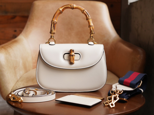 구찌 뱀부 스몰 탑핸들백 675797