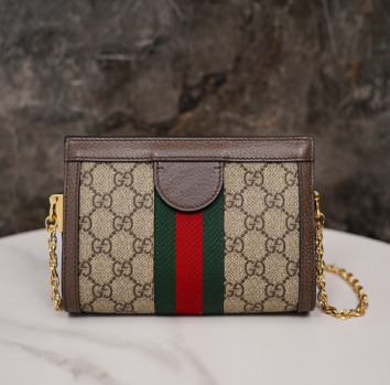 구찌 오피디아 GG 수프림 미니 숄더백 602676