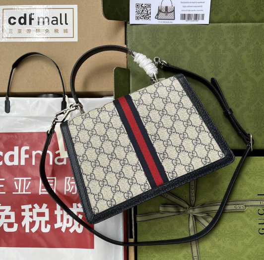 구찌 오피디아 웹 디테일 스몰 GG 숄더백 651055 