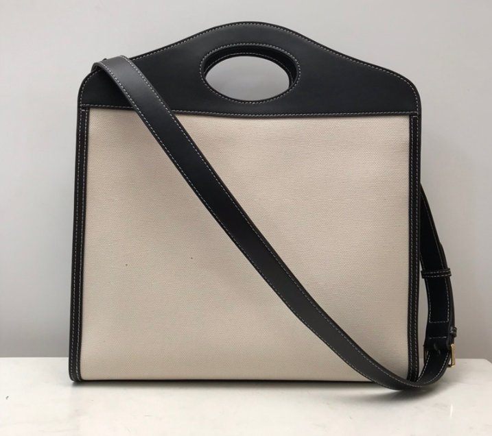 버버리 트라이톤 코튼 캔버스 레더 포켓백 미디움 (하이엔드급)