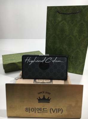 구찌 인터로킹G 지퍼 장지갑 673003