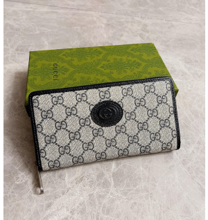 구찌 인터로킹G 지퍼 장지갑 673003