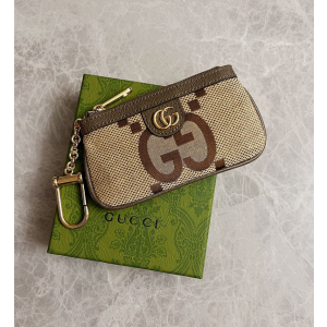 구찌 점보 GG 지퍼 키 케이스 671722