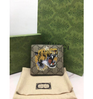 구찌 타이거 프린트 반지갑 451268