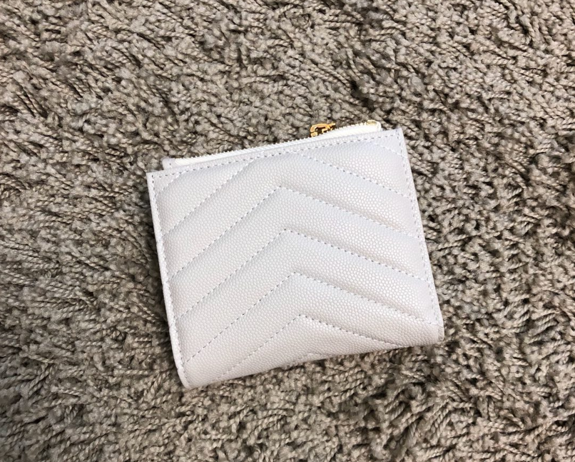 생로랑 모노그램 지퍼 카드 케이스 517045