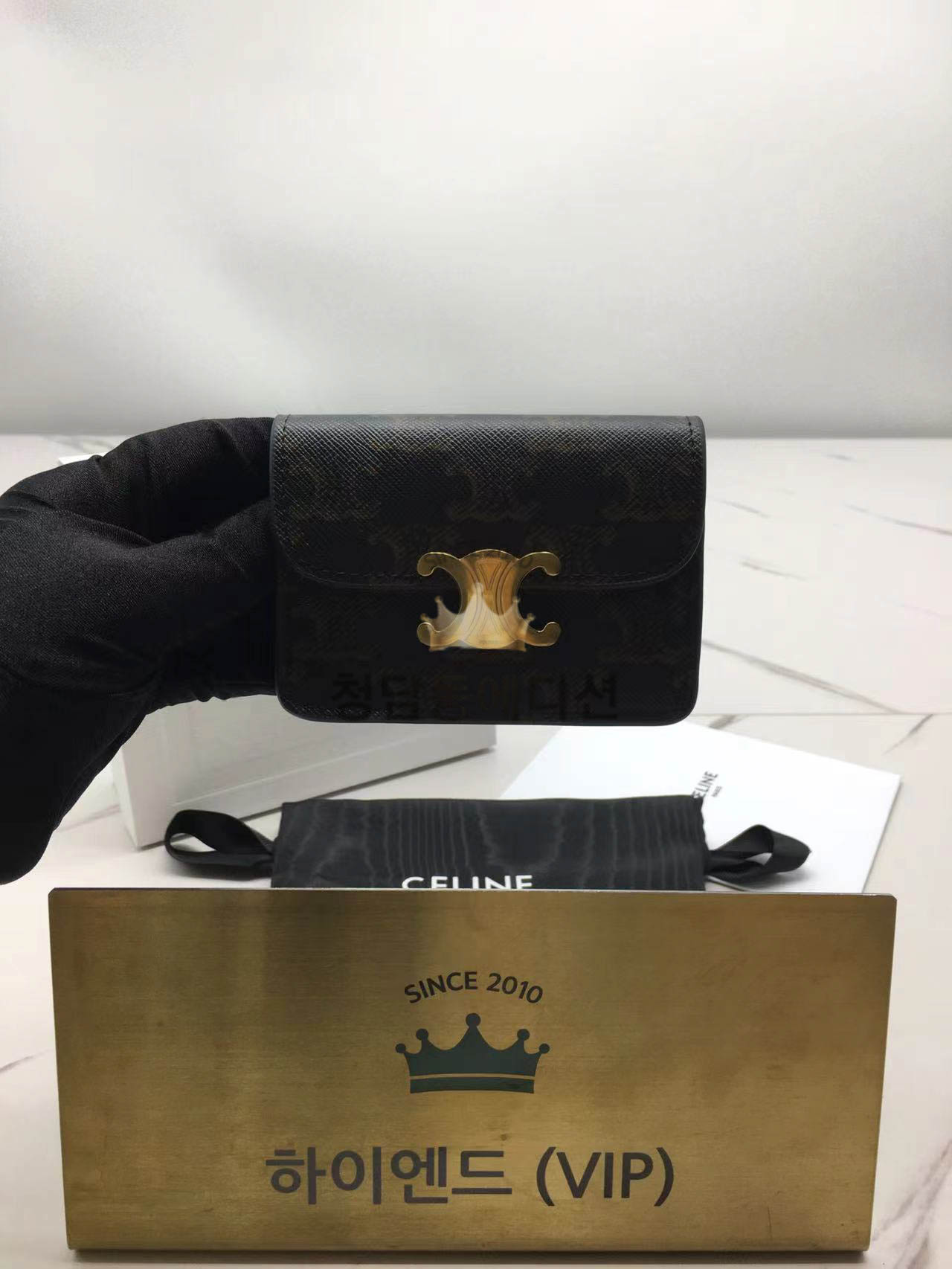 셀린느 트리오페 카드케이스 지갑