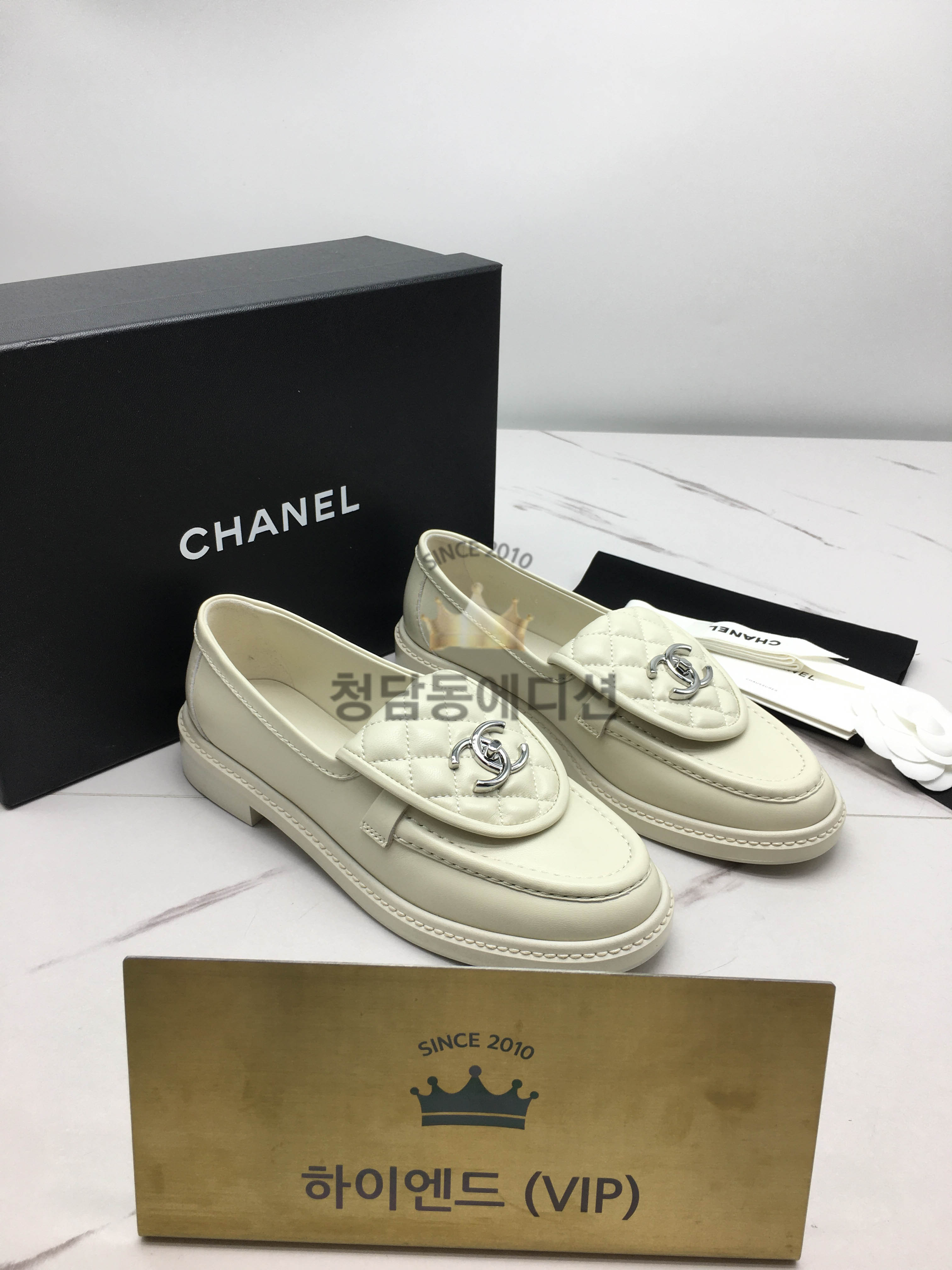 샤넬 퀄팅 단화