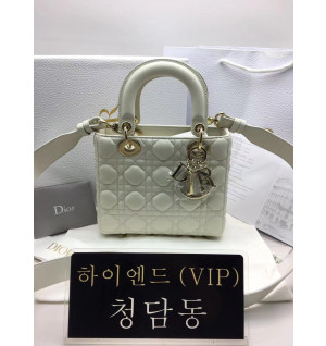 디올 레이디백 스몰 (램스킨) (upgrade ver.)