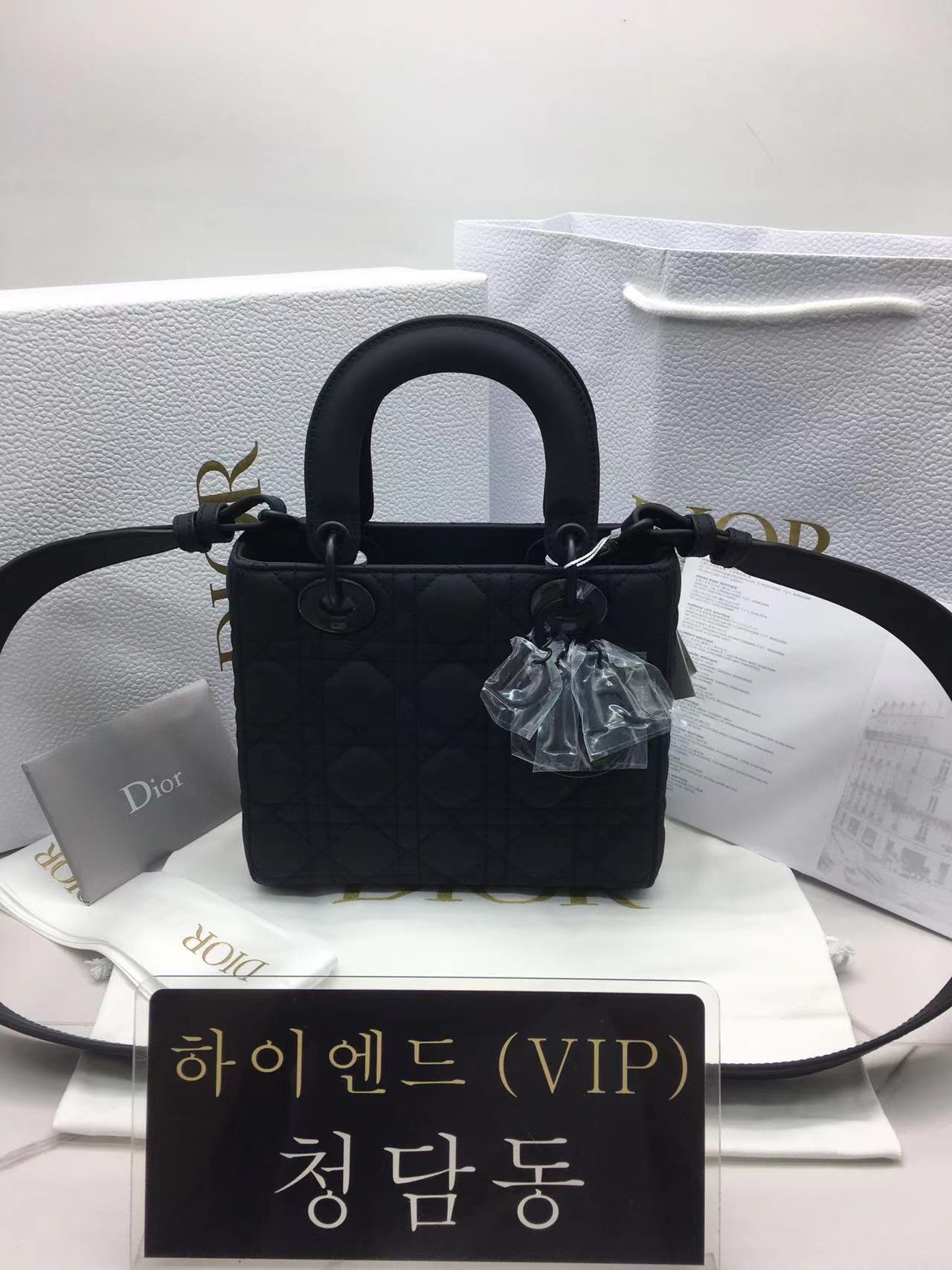 디올 울트라 매트 레이디백 스몰 (upgrade ver.)