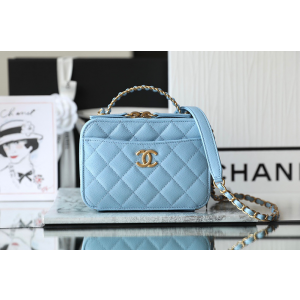 샤넬 22SS 이니셜 로고 탑핸들 베니티 케이스 (17.5cm,19cm)