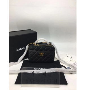샤넬 22SS 이니셜 로고 탑핸들 베니티 케이스(17.5cm,19cm)